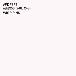 #FDF6F8 - Wisp Pink Color Image